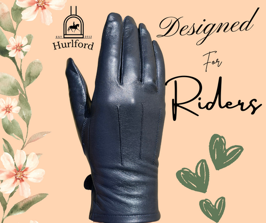 Hurlford Pro Rider Gloves- Adult's Navy Hurlford