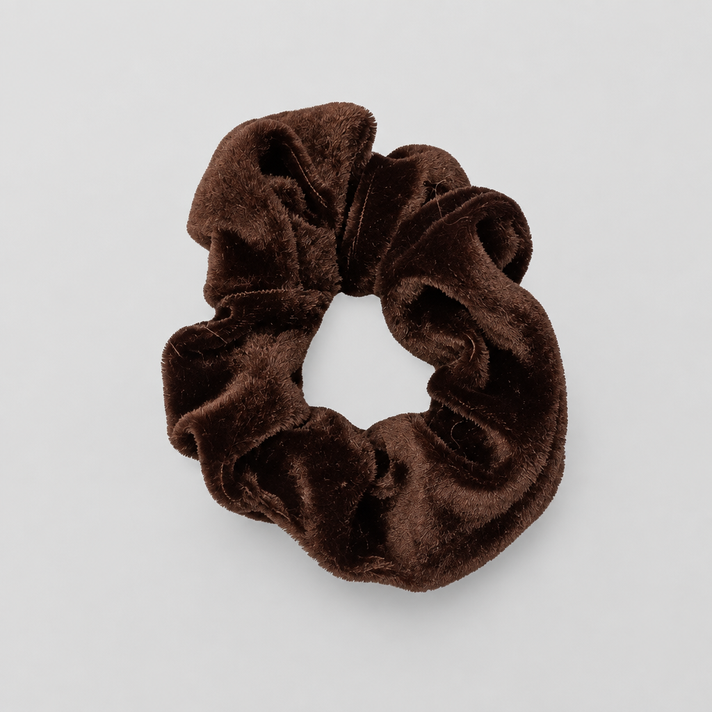 Brown Velour Scrunchie Foxwood Equestrian | Showing Tack and Saddlery Store