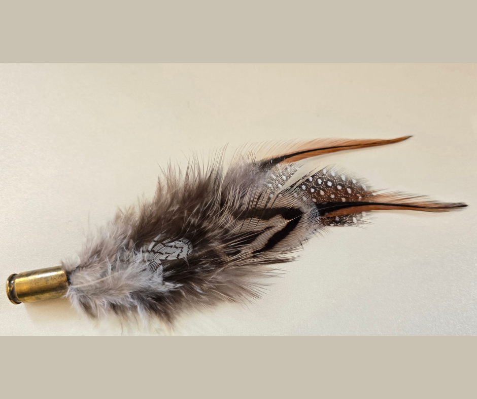 Small Feather Hat Pin Foxwood Equestrian - Showing Tack and Saddlery