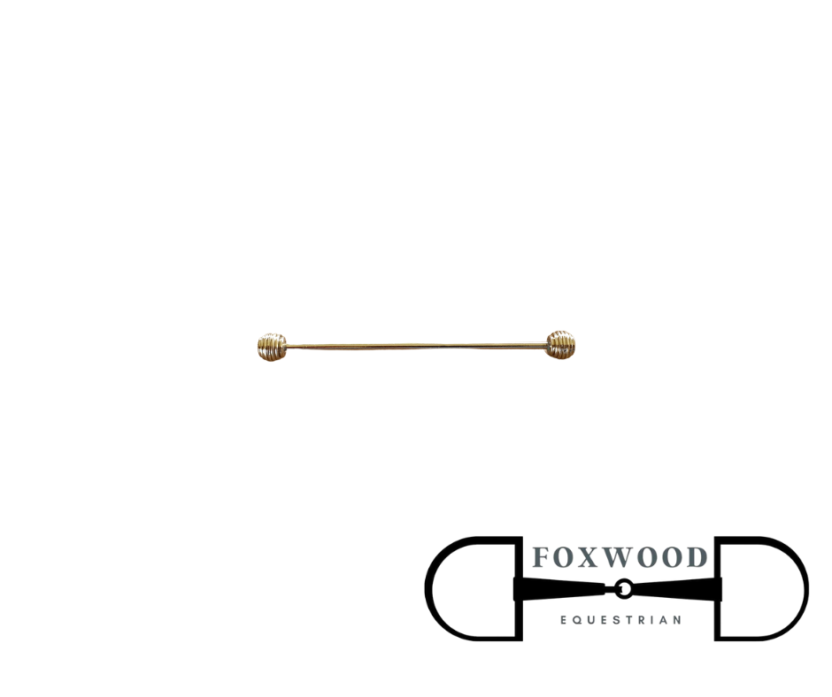 Collar Bar Gold Screw End Foxwood Equestrian | Showing Tack and Saddlery Store