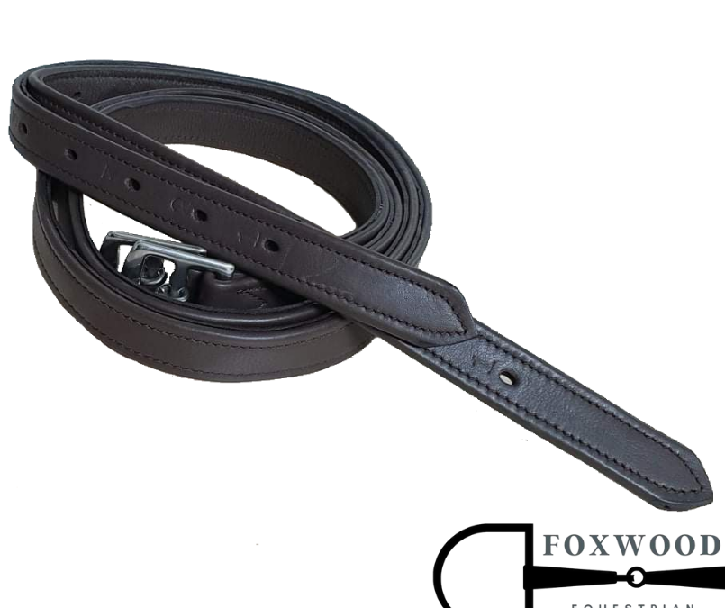 Soft Padded Stirrup Leathers Adults Foxwood Equestrian | Showing Tack and Saddlery Store