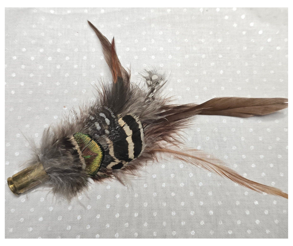 Small Feather Hat Pin Foxwood Equestrian - Showing Tack and Saddlery