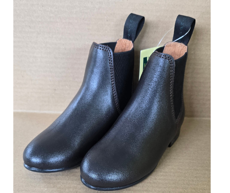 Child's Boots Brown Foxwood Equestrian - Showing Tack and Saddlery