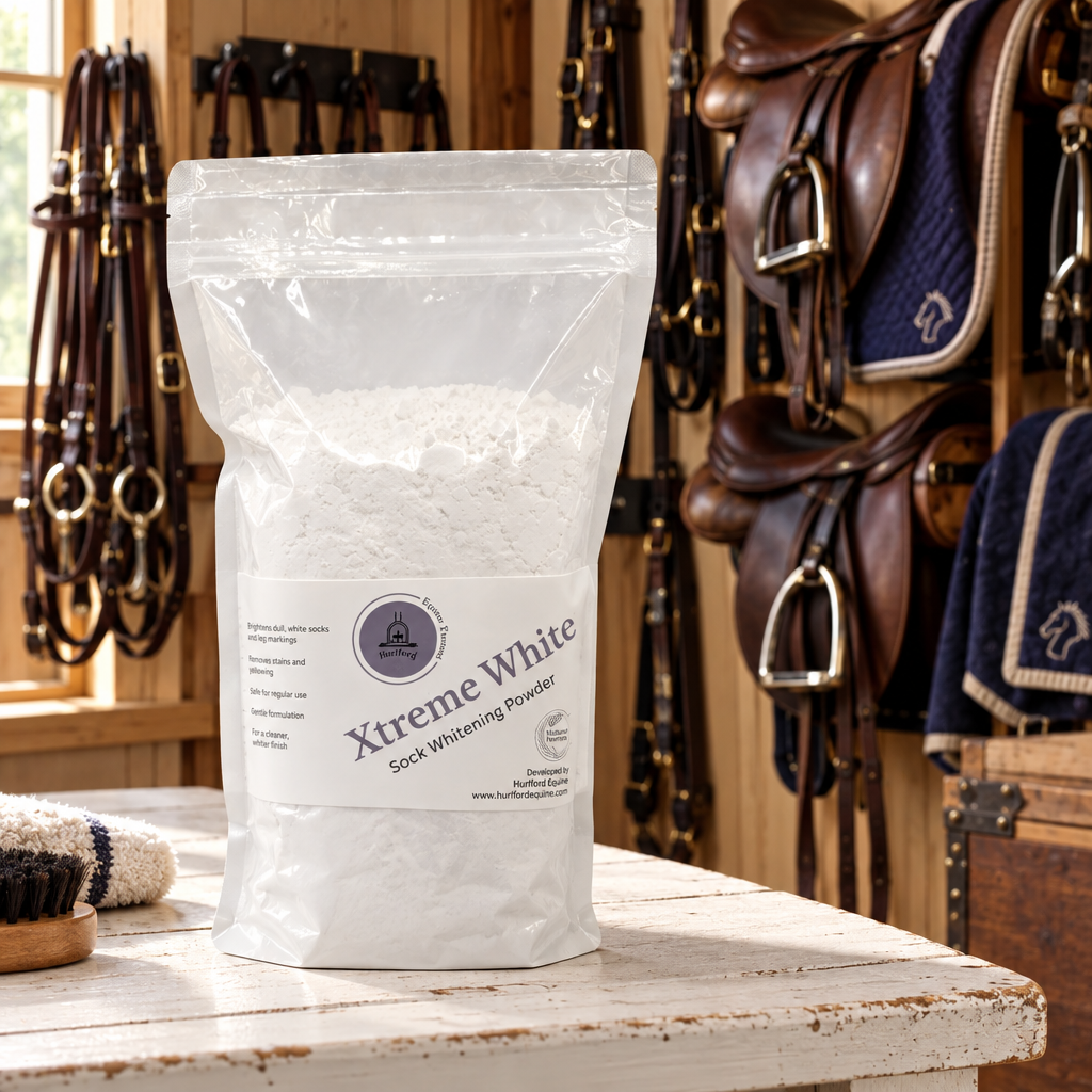 Hurlford Xtreme White - Refill 1Kg Foxwood Equestrian | Showing Tack and Saddlery Store