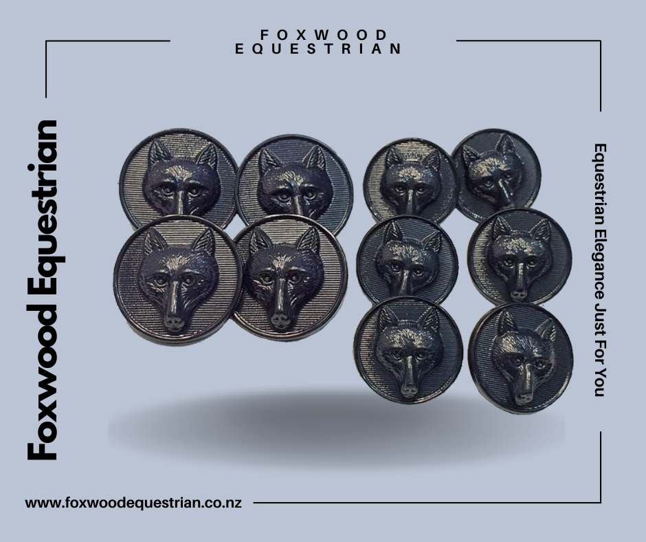 Navy Foxhead Button Sets