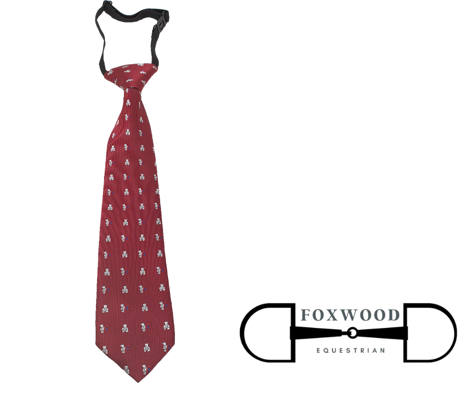 Teddy Bear Tie- Child's Foxwood Equestrian