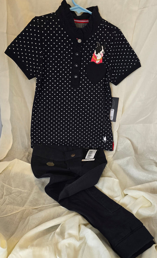 Child's Navy Set Foxwood Equestrian - Showing Tack and Saddlery