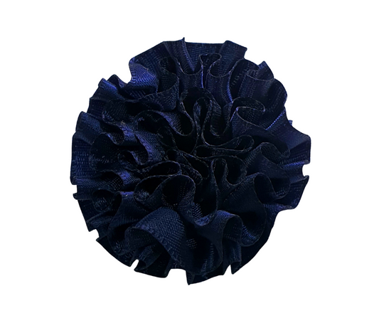 Large Satin Fabric Lapel-Navy Hurlford