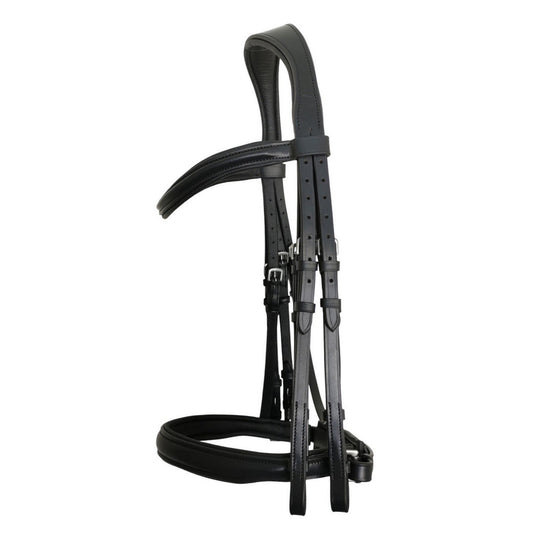 GES Denver Black Double Bridle  With Reins GES Equestrian