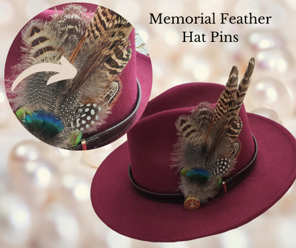 Memorial Feather Hat Pins Foxwood Equestrian - Saddlery and Feed Store