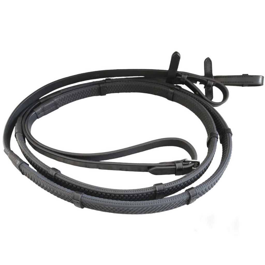 GES Reno Snaffle Black With Reins GES Equestrian