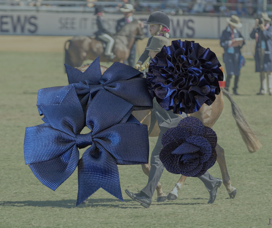 Leading Rein Set- Navy Foxwood Equestrian - Saddlery and Feed Store