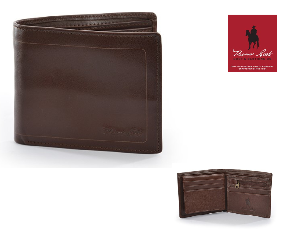 Thomas Cook Leather Wallet- Light Brown Thomas Cook