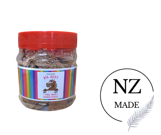 Big Red's Stable Snacks Rainbow Jar 400g Big Red's