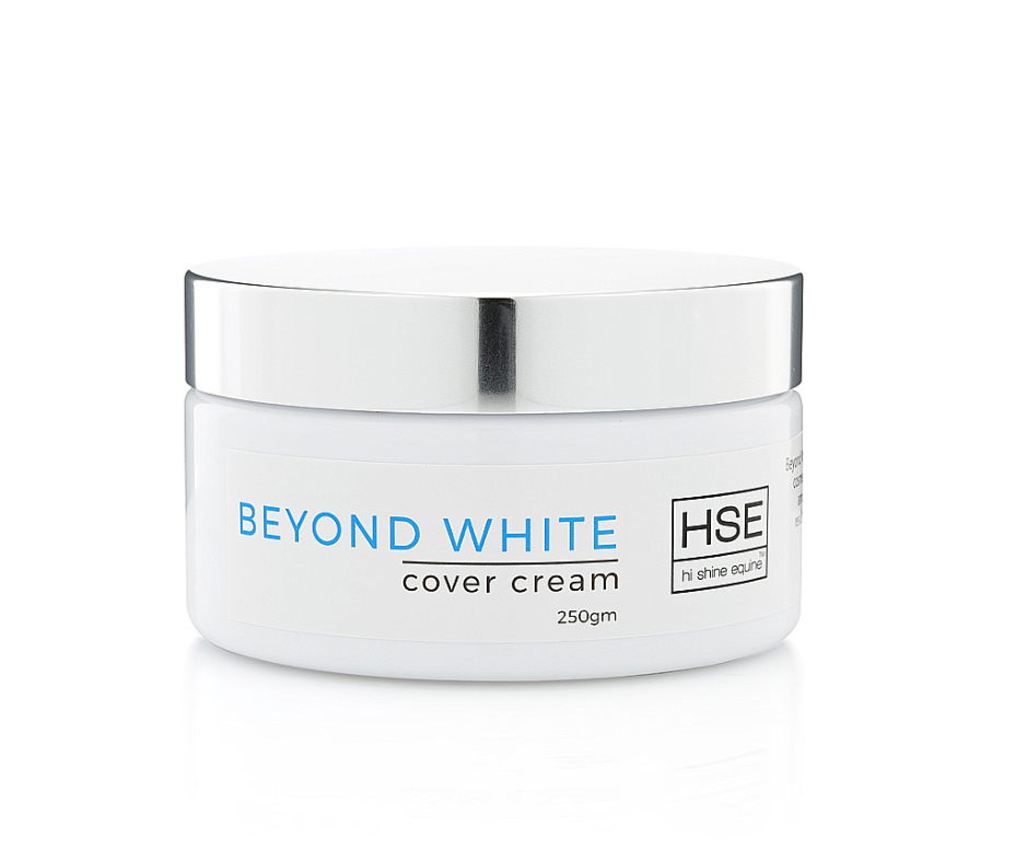 HSE Beyond White Cover Cream i Hi Shine Equine