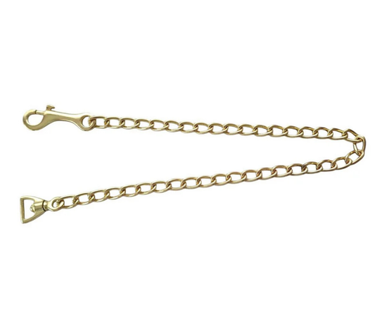 Long Brass Plate Chain