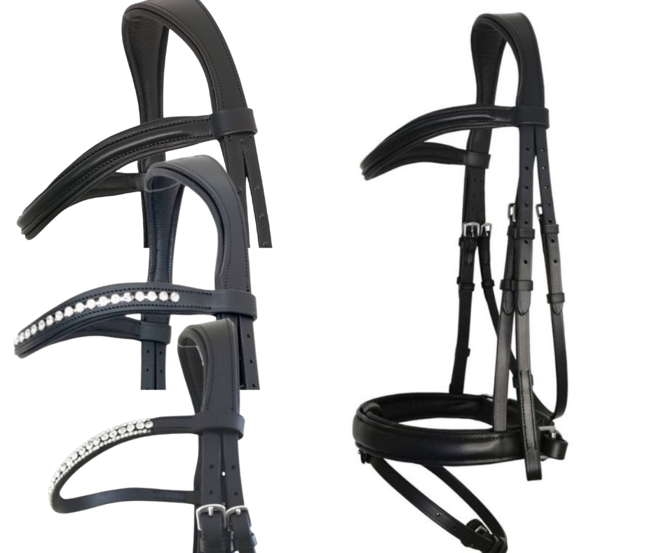 Angela Mix N Match Black Snaffle With Reins GES Equestrian