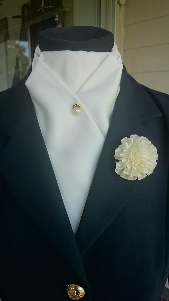 Large Satin Fabric Lapel