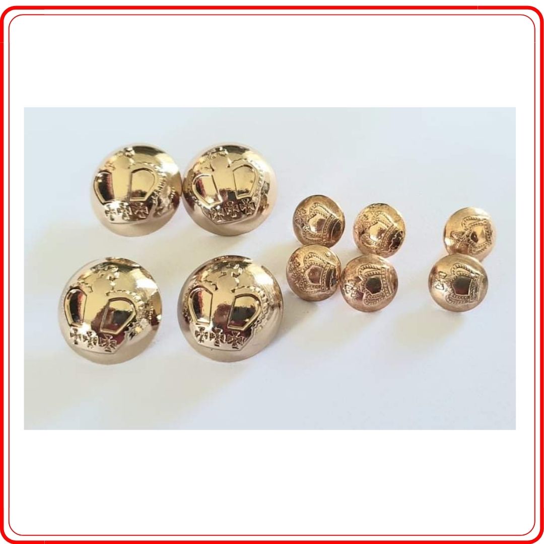 Crown Button Set