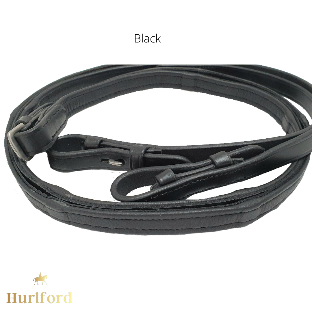 Leather Padded Reins- Hurlford