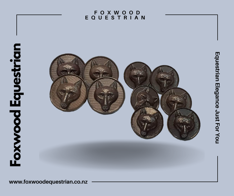 Brown Foxhead Button Sets