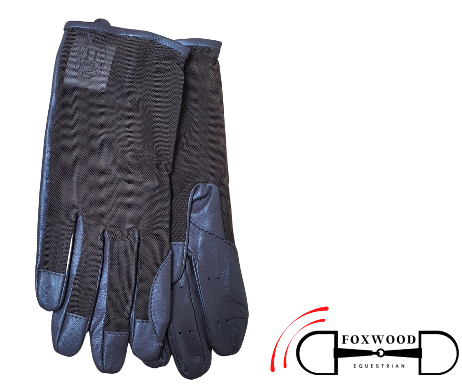 Hurlford Cool Mesh Gloves Childs Brown Hurlford