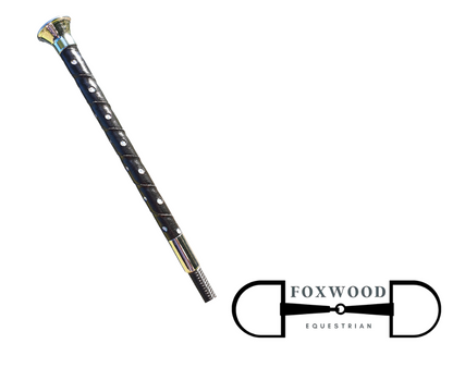 Hurlford Adults Dressage Whip-  Bling Handle Foxwood Equestrian