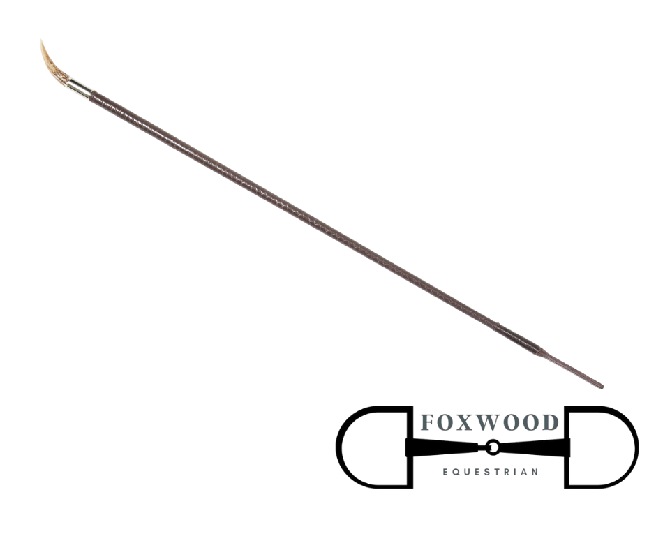 Stag Horn Whip Plaited-Child's Foxwood Equestrian