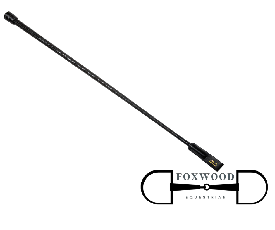 16 Plait English Leather Whip Foxwood Equestrian