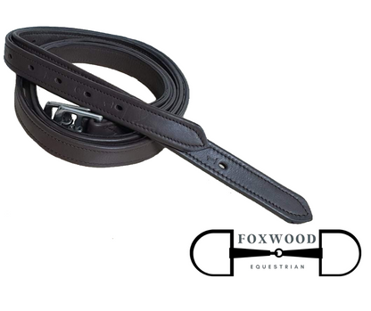 Soft Padded Stirrup Leathers - Adults Foxwood Equestrian