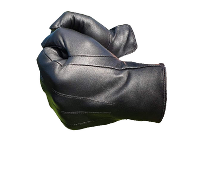 Hurlford Black XLarge Leather Riding Gloves - Adults Foxwood Equestrian