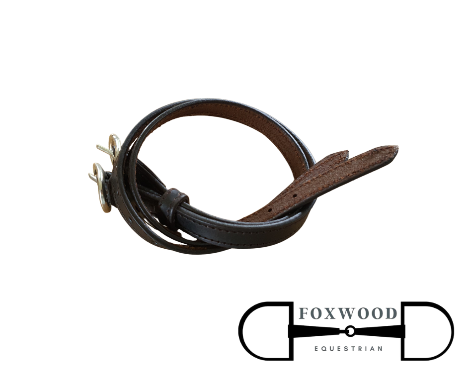 Stitched Spur Straps- Child's Foxwood Equestrian