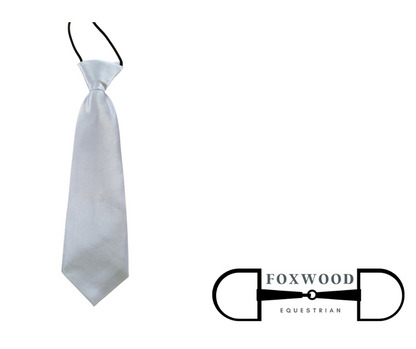 Child's white Tie- pre tied Foxwood Equestrian