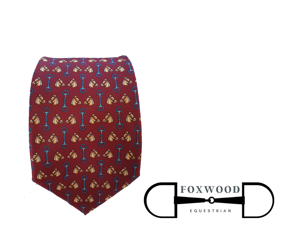 Horse Head And Bit Tie Foxwood Equestrian