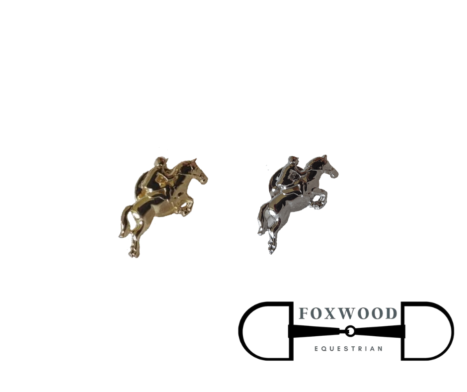 Jumping Horse Pin Foxwood Equestrian