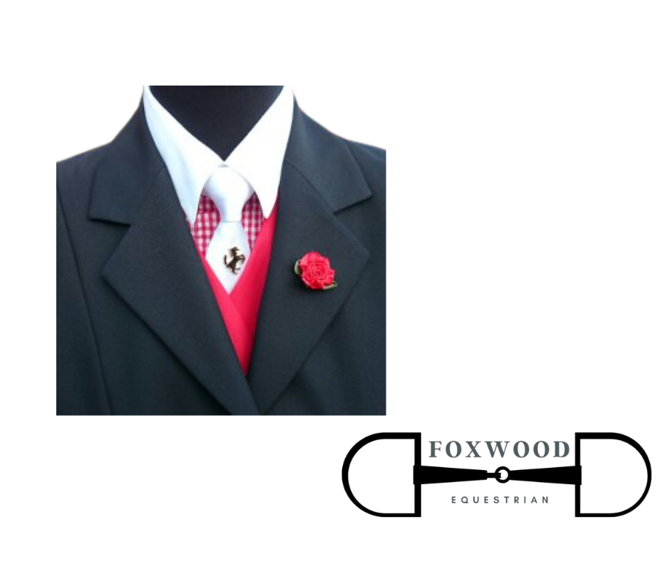 Child's Satin Fabric Lapel Foxwood Equestrian