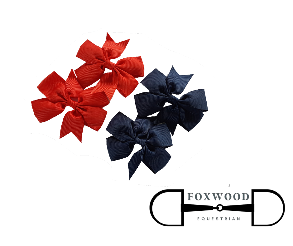 Hair Bows-Pairs Foxwood Equestrian