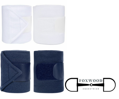 Fleece Bandages Set Of 4- Blue HKM
