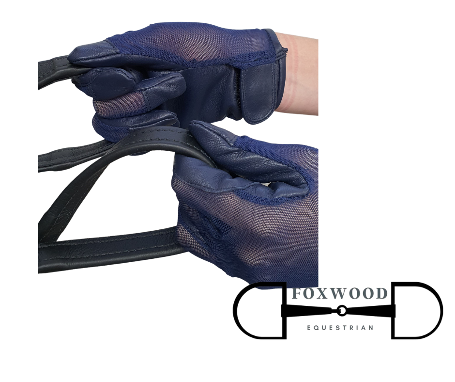 Hurlford Cool Mesh Gloves - Adults Foxwood Equestrian