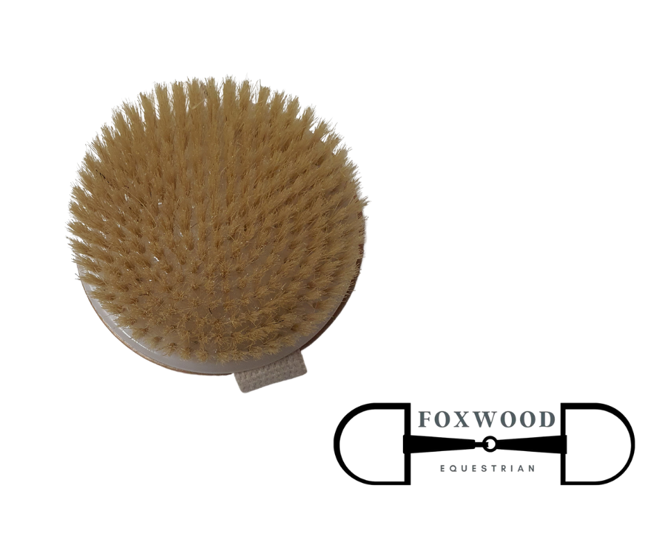 Hurlford Round Bath/Grooming Brush Foxwood Equestrian