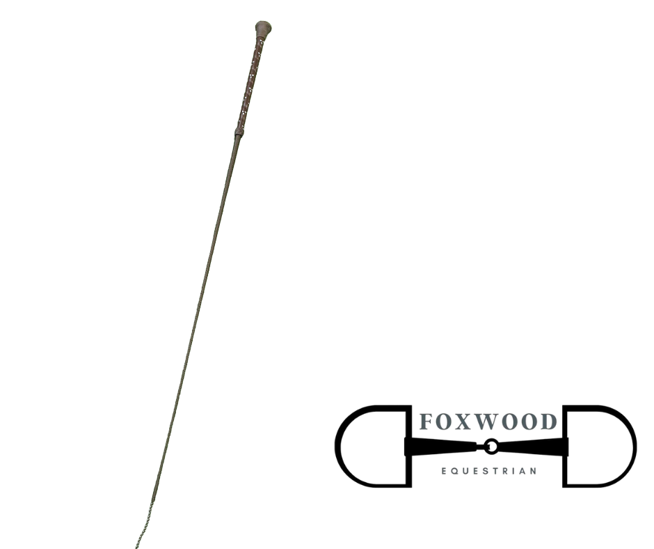 Child's Dressage Whip- Brown Or Black Foxwood Equestrian
