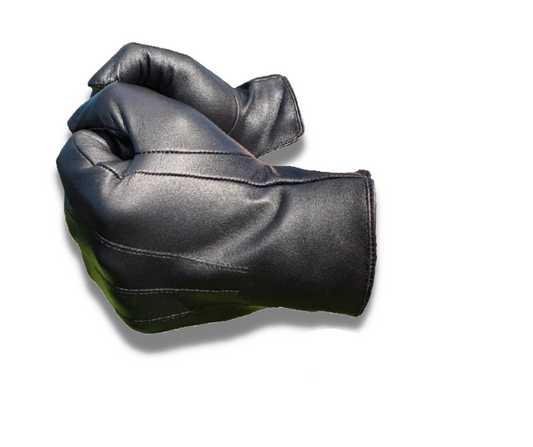 Hurlford Black XLarge Leather Riding Gloves Adults Hurlford