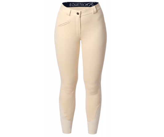 Equetech Adults Grip Seat Breeches Champagne Equetech