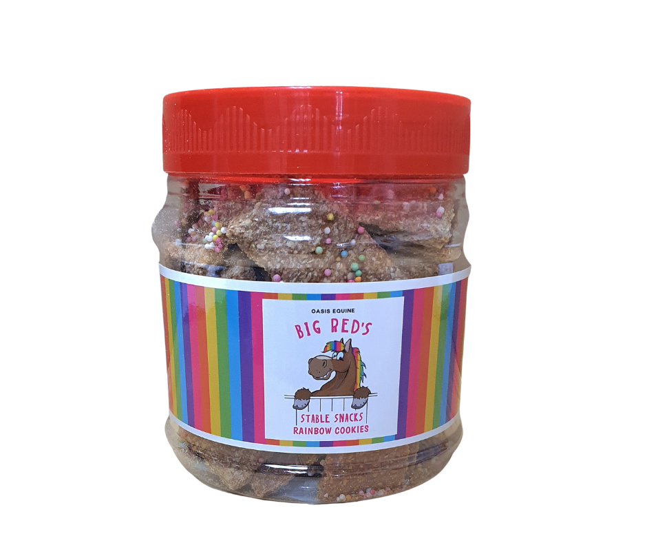 Big Red's Stable Snacks Rainbow Jar 400g Big Red's