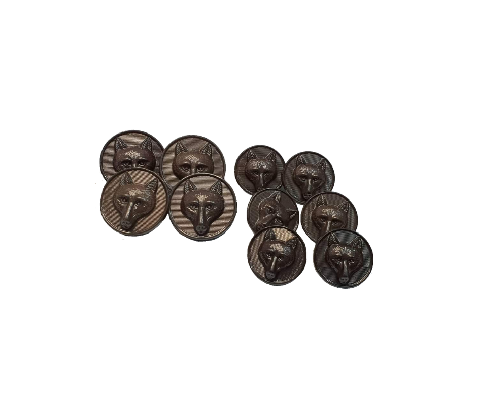 Brown Foxhead Button Sets Hurlford