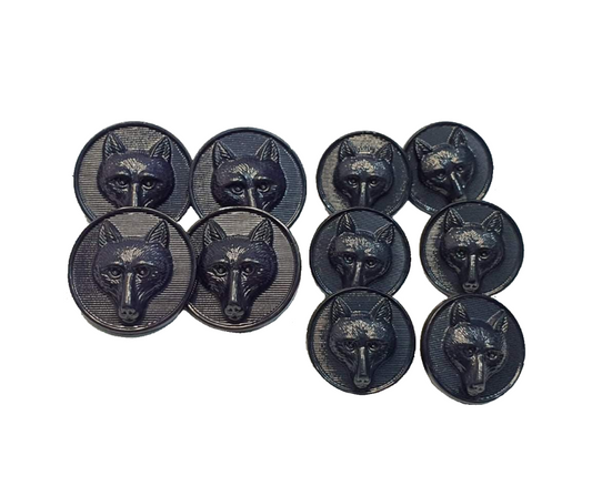 Navy Foxhead Button Sets Hurlford