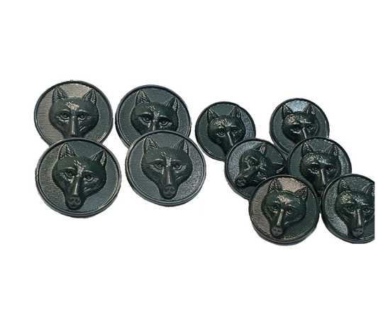 Foxhead Button Set Green Hurlford