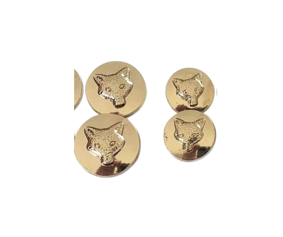 Foxhead Gold Single Buttons Small and Large Hurlford