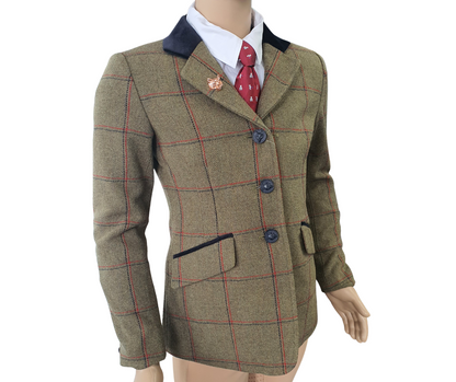 Equetech Childs Launton Tweed Jacket Equetech