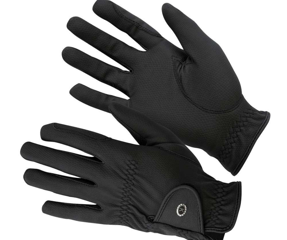 KM Elite Pro Grip Gloves Adults Black KM Elite